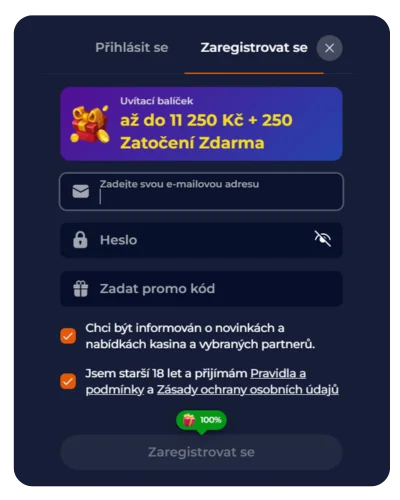 Nine Casino Register